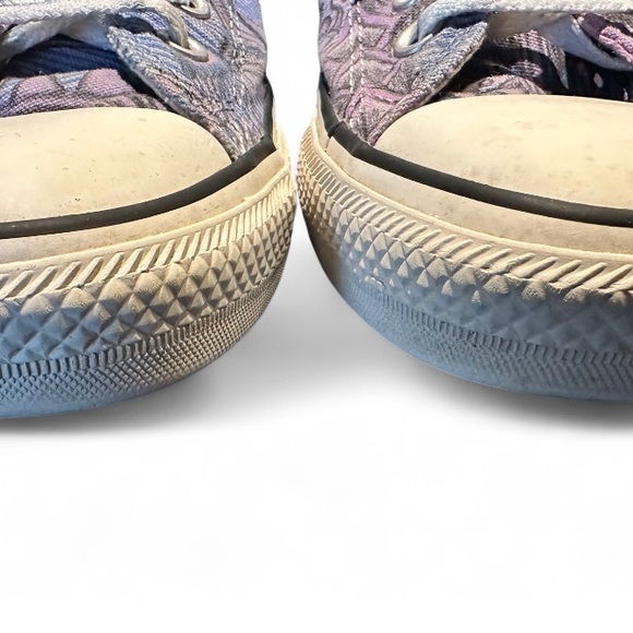 Converse Women's Purple and Blue Patterned Sneakers - Picture 8 of 10